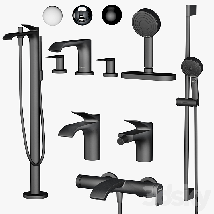 Hansgrohe set | Vivenis | 3DS Max - thumbnail 1