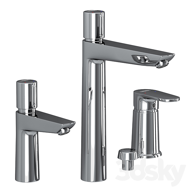 Hansgrohe set Vivenis Talis 3ds Max - thumbnail 3