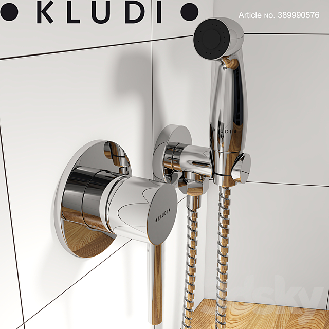 Hygienic shower KLUDI 3DSMax File - thumbnail 2