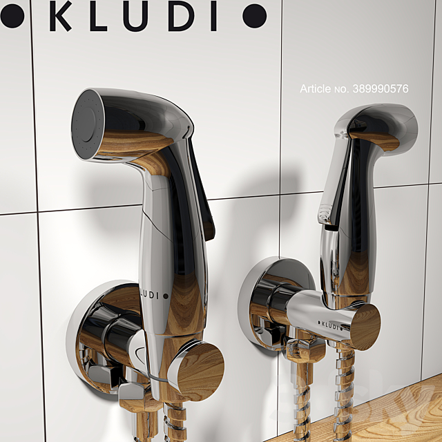 Hygienic shower KLUDI 3DSMax File - thumbnail 3