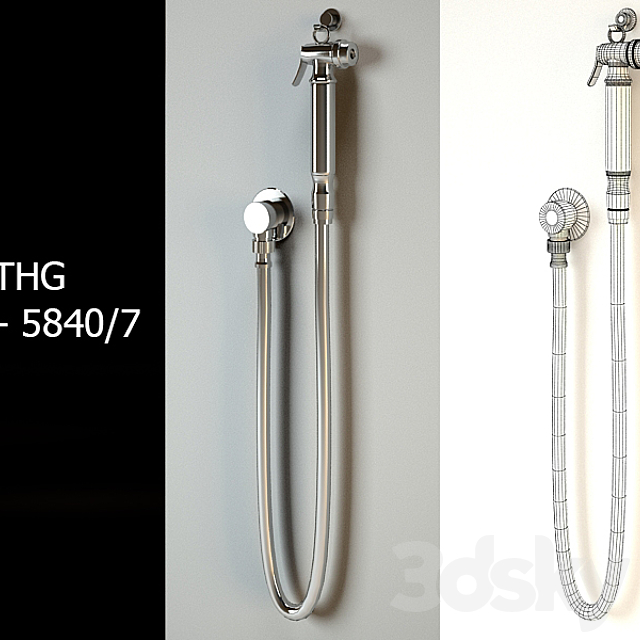 Hygienic shower THG U4F – 5840_7 3ds Max - thumbnail 1