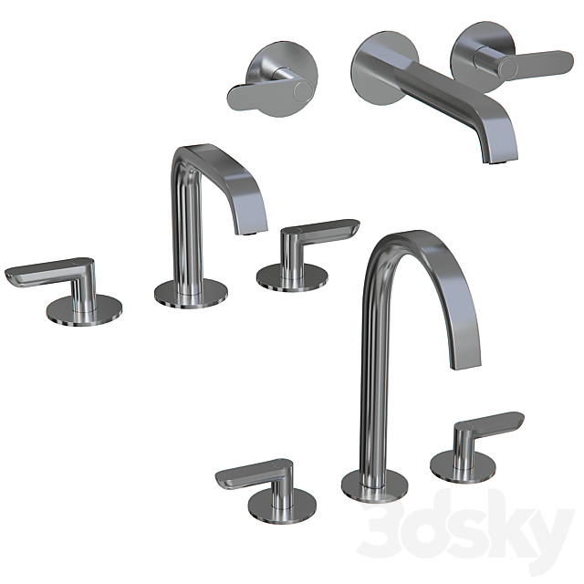 Icona Deco faucets by Fantini Rubinetti 3ds Max - thumbnail 1