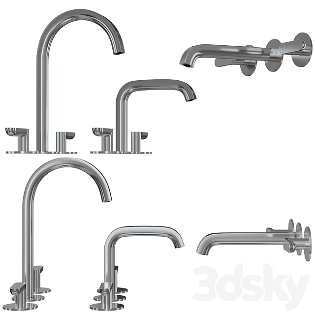 Icona Deco faucets by Fantini Rubinetti 3ds Max - thumbnail 3