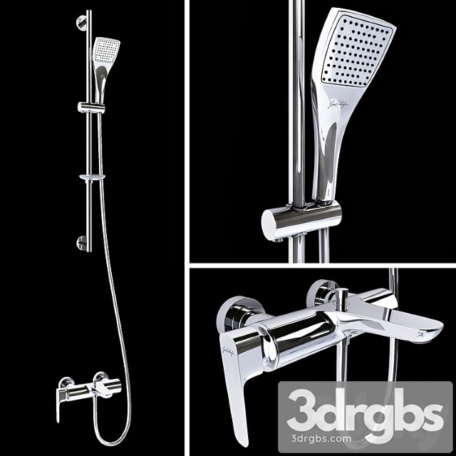 Jacob Delafon Aleo Bath Mixer 3dsmax Download - thumbnail 1