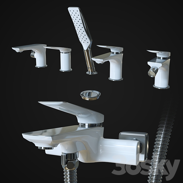 LeMark Allegro Mixer set 3DS Max Model - thumbnail 2