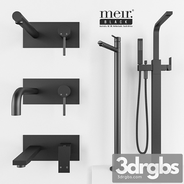 Meir Black Set 06 3dsmax Download - thumbnail 1