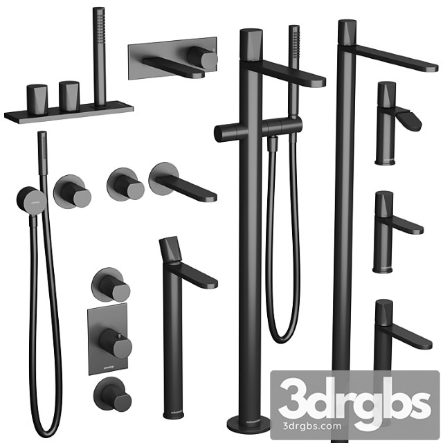 Mixer taps antoniolupi indigo faucets set - thumbnail 1