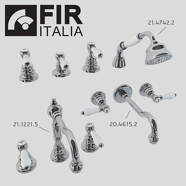 Mixers FIR ITALIA 3DS Max Model - thumbnail 1