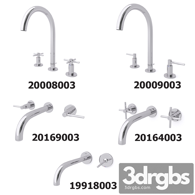 Mixers Grohe Atrio New Set 2 3dsmax Download - thumbnail 1