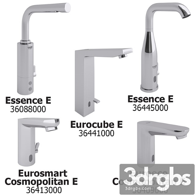 Mixers with Infrared Sensor Grohe Set 1 3dsmax Download - thumbnail 1