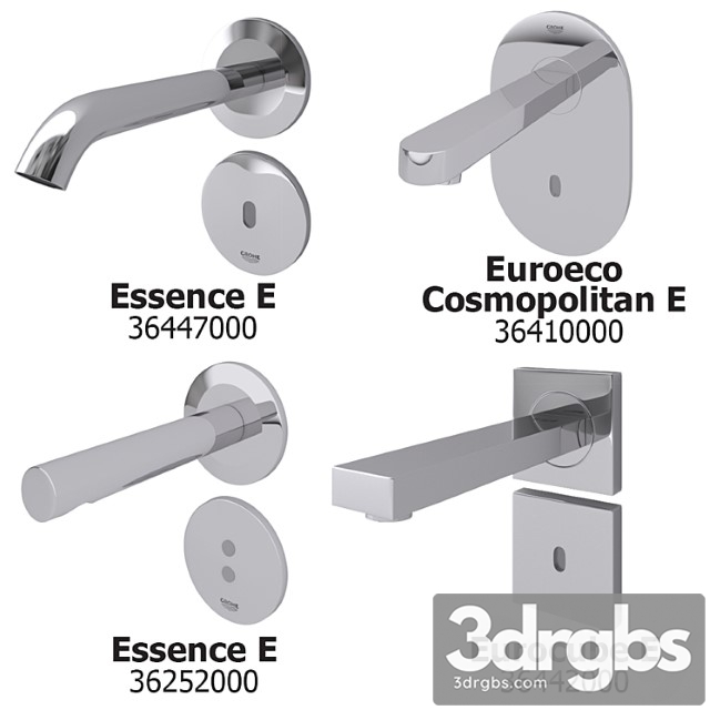 Mixers with Infrared Sensor Grohe Set 2 3dsmax Download - thumbnail 1