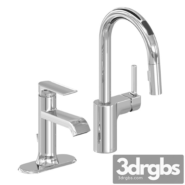 Moen bathroom kitchen faucet tap - thumbnail 1