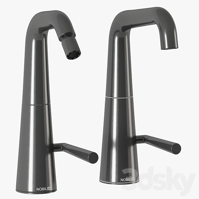 Nobili Liquid shower and faucets set 3DS Max Model - thumbnail 6