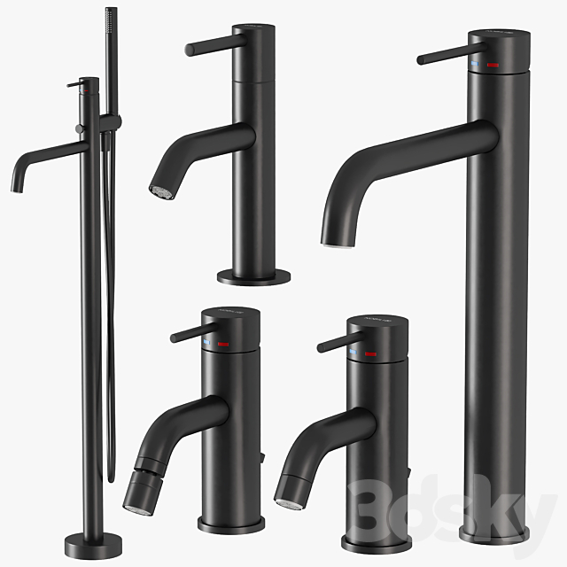 Nobili Live Showers and faucets set 3DS Max Model - thumbnail 4