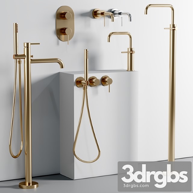 Nobili Taps And Shower Set 13 3dsmax Download - thumbnail 1