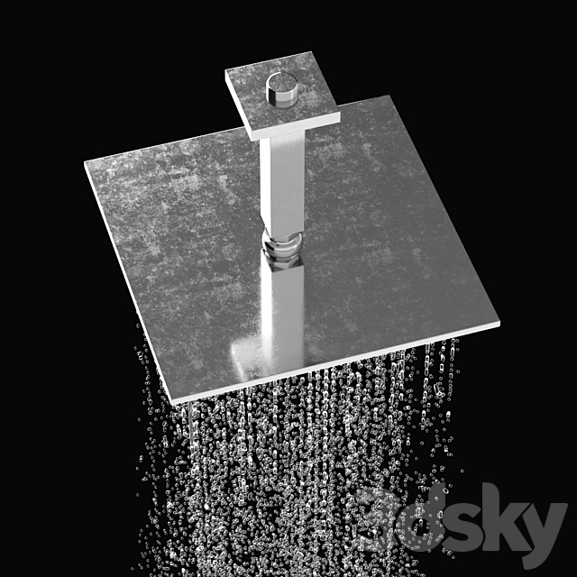 Overhead shower Grohe Rainshower Allure 3DS Max Model - thumbnail 3