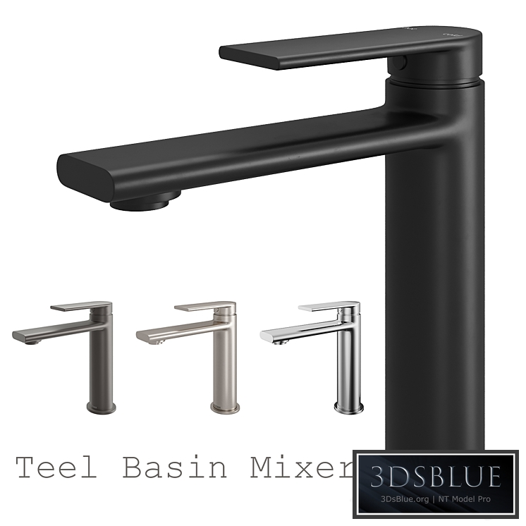 Phoenix Teel Basin Mixer 3DS Max - thumbnail 3