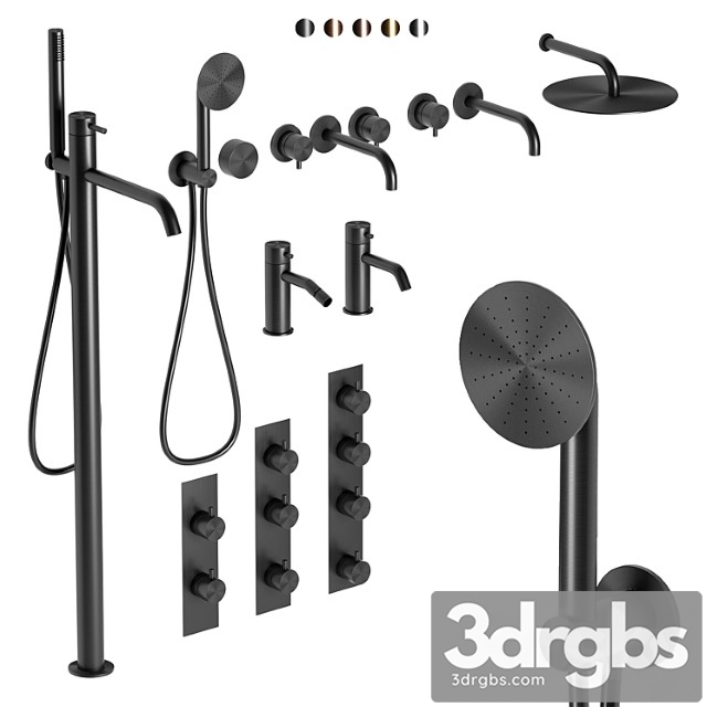 Plumbing mixers quadro set 2 - thumbnail 1