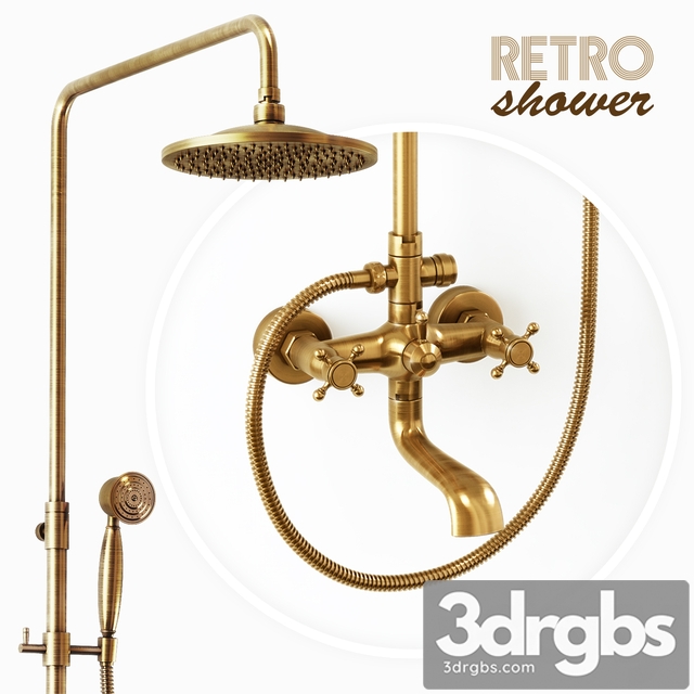 Retro Shower Yanksmart 3dsmax Download - thumbnail 1