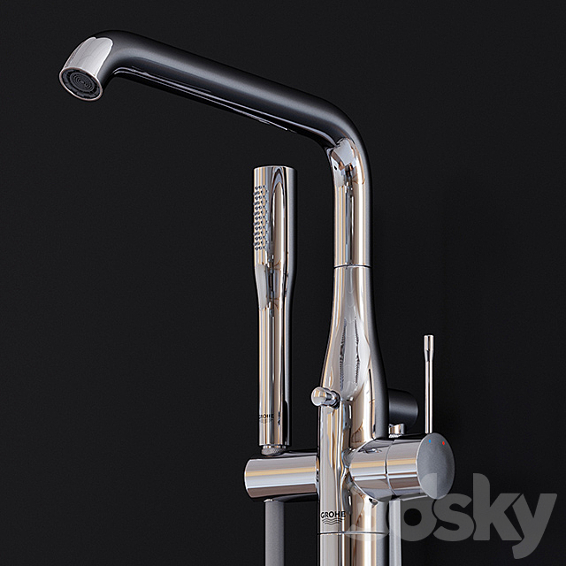 Set mixer Grohe Essence New (Part 2) 3DS Max Model - thumbnail 2