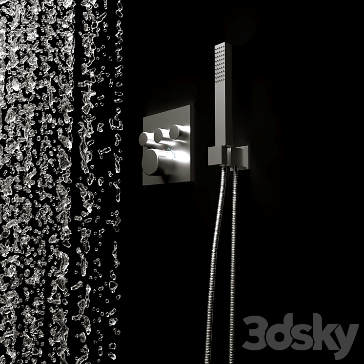 Shower 3DS Max - thumbnail 2