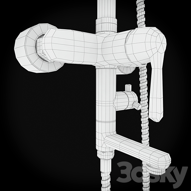 Shower-Garcia Valencia 8295 3DS Max Model - thumbnail 2