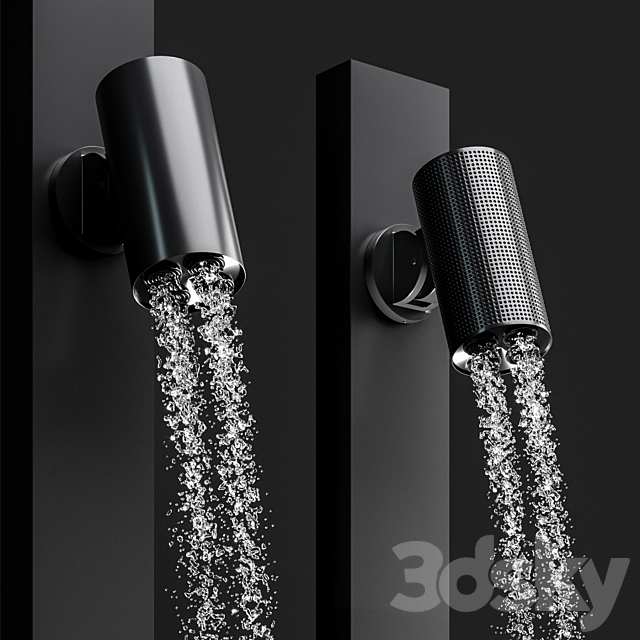 Shower Gessi Outdoor Wellness G02 3DS Max Model - thumbnail 1