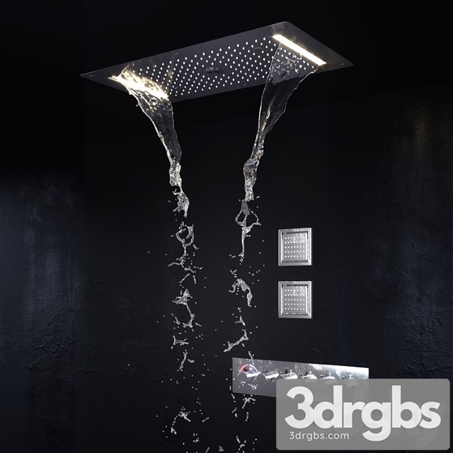 Shower Set 2 3dsmax Download - thumbnail 1