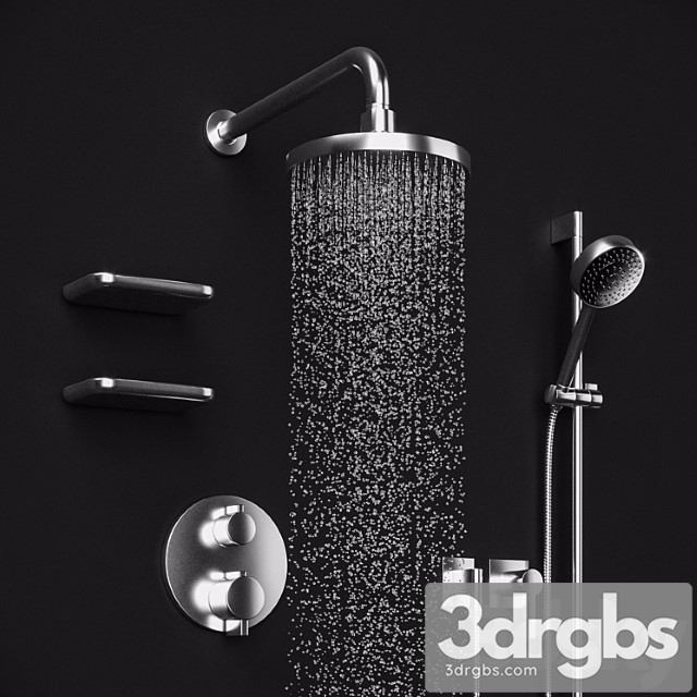 Shower Set Dornbracht Selv 3dsmax Download - thumbnail 1