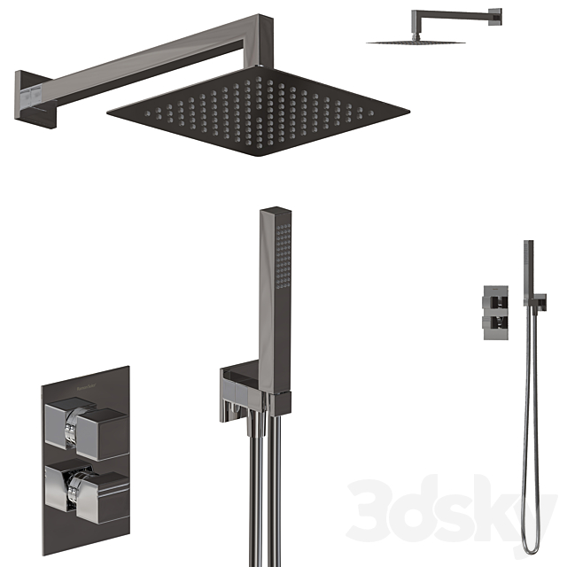 Shower set Ramon Soler KUATRO K478711 3ds Max - thumbnail 1