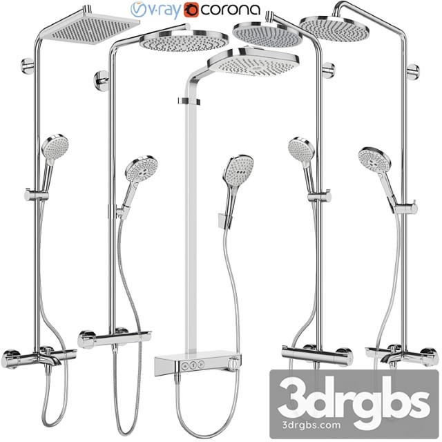 Shower systems hansgrohe set 154 - thumbnail 1