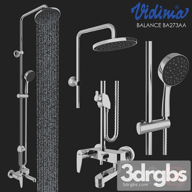 Shower Vidima Balance BA AA 270 3dsmax Download - thumbnail 1