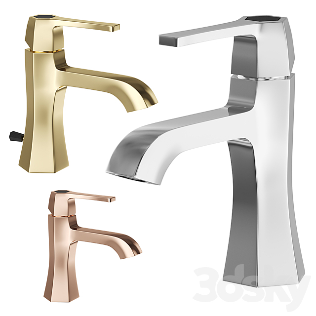 Single lever washbasin mixer Cisal Cherie 3ds Max - thumbnail 1