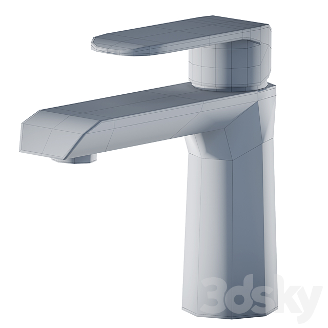 Washbasin faucet Devit Iven 43111141 3DS Max Model - thumbnail 3