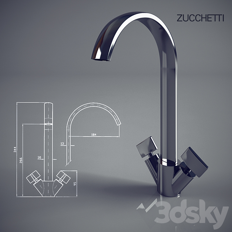 Zucchetti Isy ZD4688 3DS Max - thumbnail 1