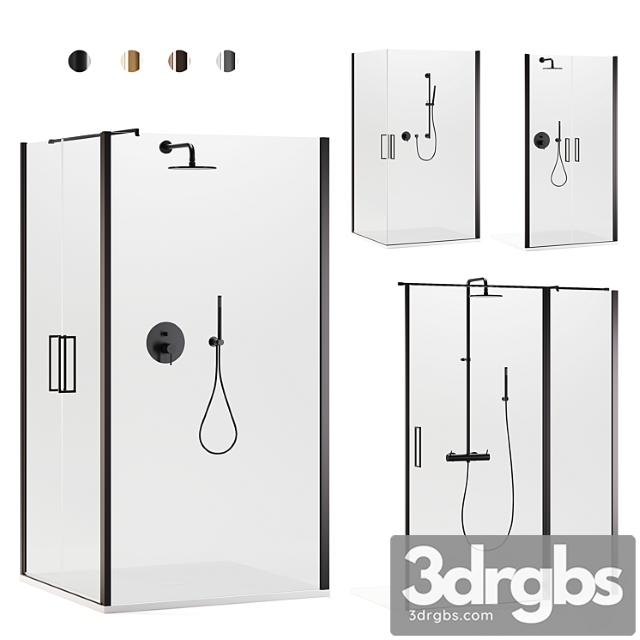 Arblu icaro shower enclosures paffoni set 2 shower systems - thumbnail 1