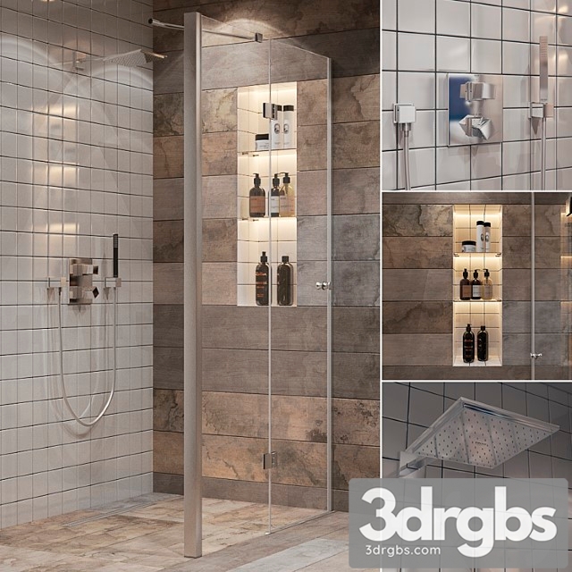 Bathroom Set Part 2 3dsmax Download - thumbnail 1