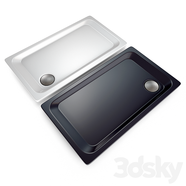 Blb Shower Tray 140?80 3DSMax File - thumbnail 2