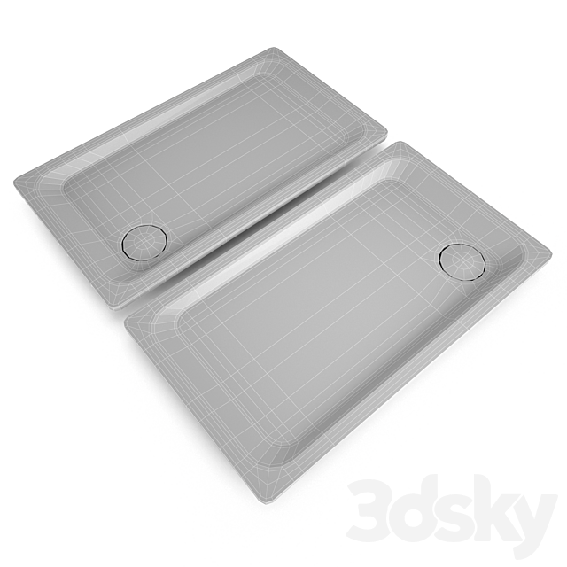 Blb Shower Tray 140?80 3DSMax File - thumbnail 3