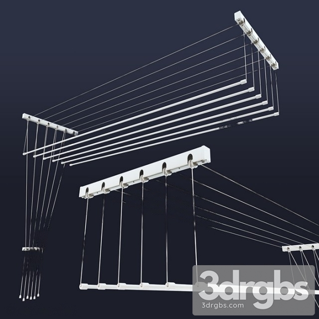 Ceiling Dryer White 3dsmax Download - thumbnail 1