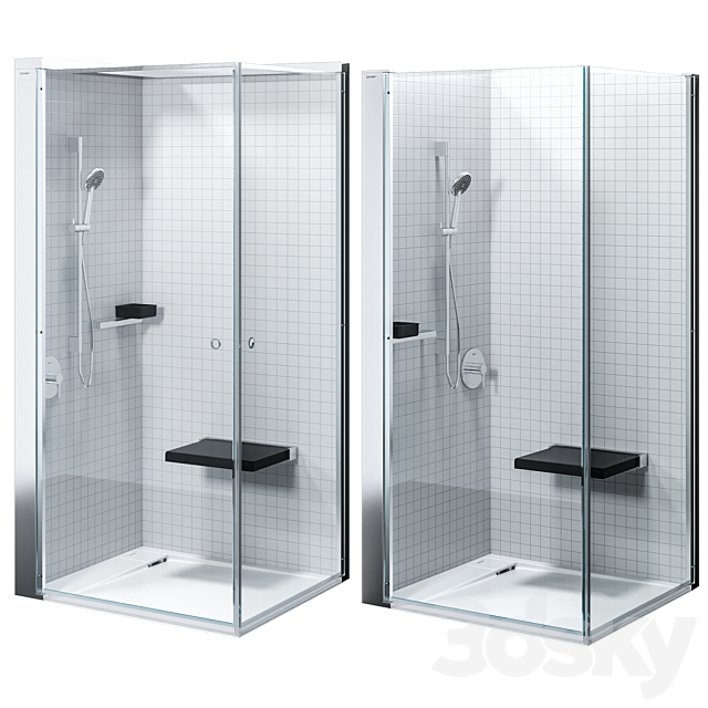 Duravit Openspace Shower Set 3ds Max - thumbnail 1