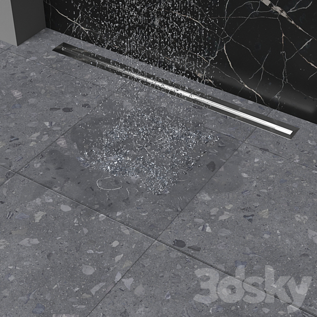 modern interior shower (fantini) 3DSMax File - thumbnail 2