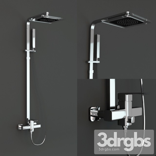 Modern Shower 3dsmax Download - thumbnail 1