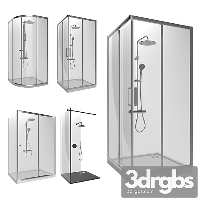 Omnires shower enclosures set 2 - thumbnail 1