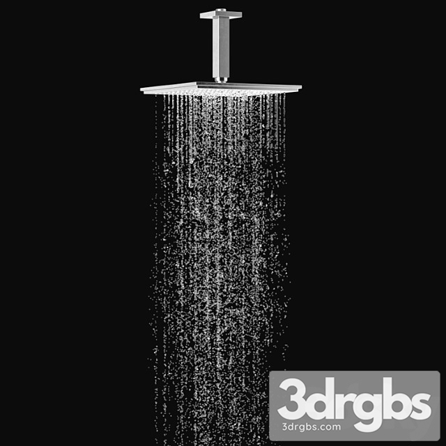 Overhead Shower Grohe Rainshower Allure 3dsmax Download - thumbnail 1