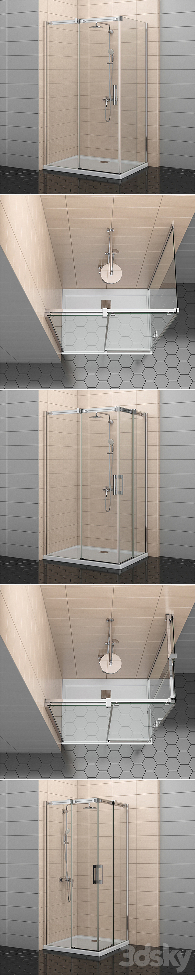 Radaway Showers | Espera 3DS Max Model - thumbnail 2