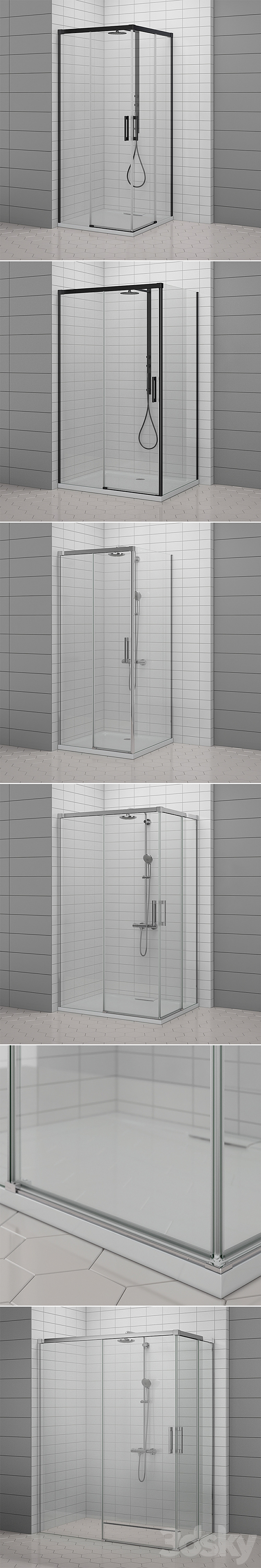 Radaway Showers | IDEA 3DS Max Model - thumbnail 2