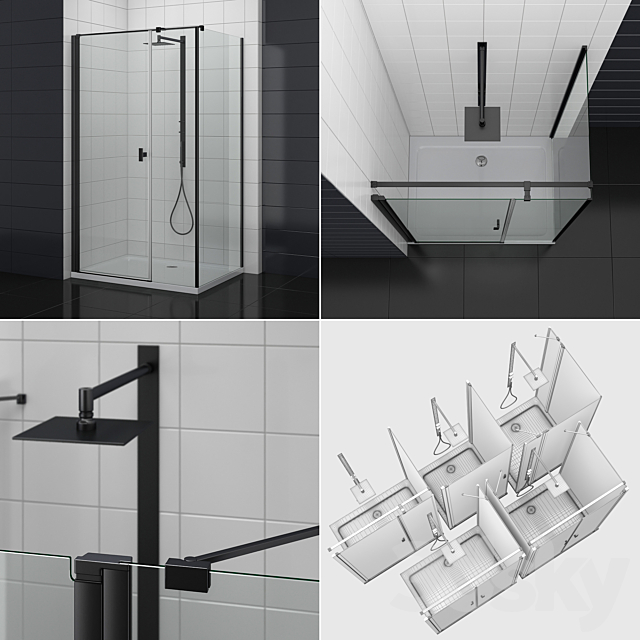 Radaway Showers | NES 2 3DS Max Model - thumbnail 3