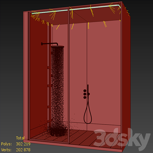 Salvatori Shower 3 3DS Max Model - thumbnail 5