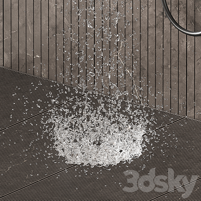 Salvatori shower 3DS Max Model - thumbnail 2